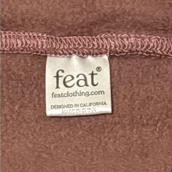 Feat Clothing hybrid overshirt snap closures 2 front pockets color chestnut S - Picture 4 of 9